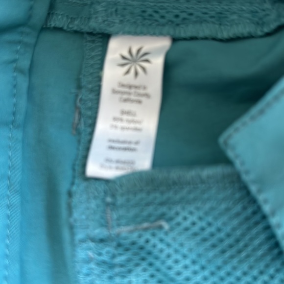 Womens Athleta Turquoise Pants Size 8 - Picture 6 of 6
